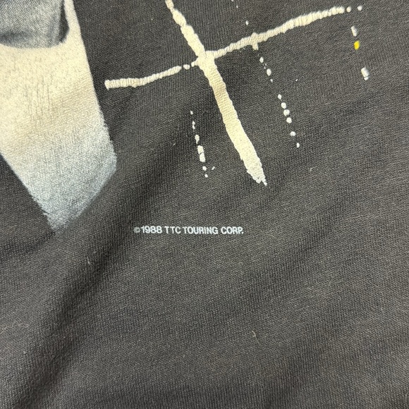 VINTAGE Michael Jackson BAD Tour 88 single stitch 80s T-shirt size XL EUC - Picture 5 of 8